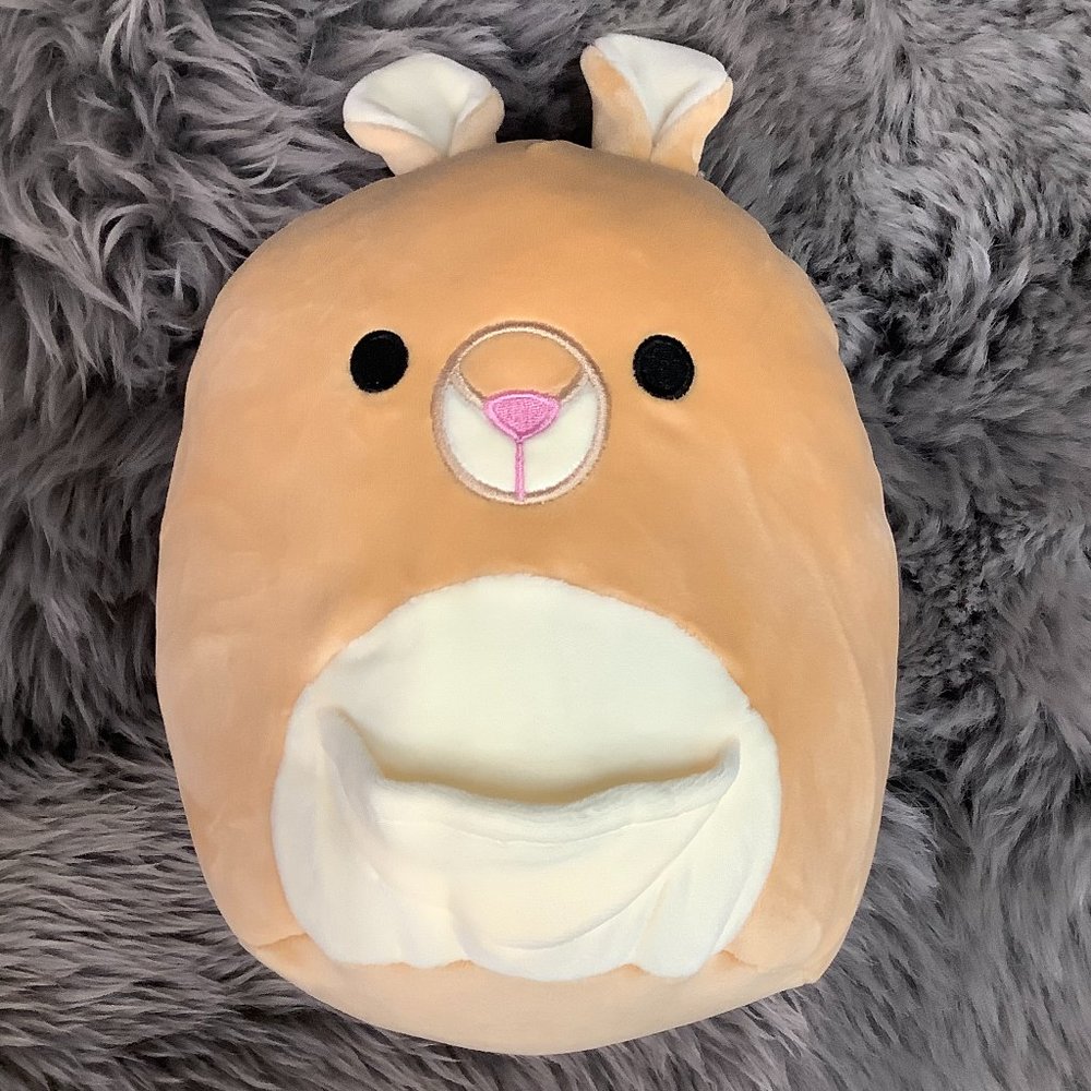 Kellytoy Squishmallows Keely the Kangaroo | 8" Squish Toy | Tan **NEW